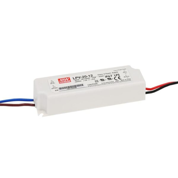 Nguồn LED Meanwell LPV-20-5, LPV-20-12, LPV-20-24